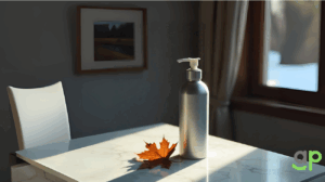 Aluminum pump bottle