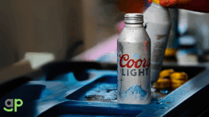 aluminum coke bottle
