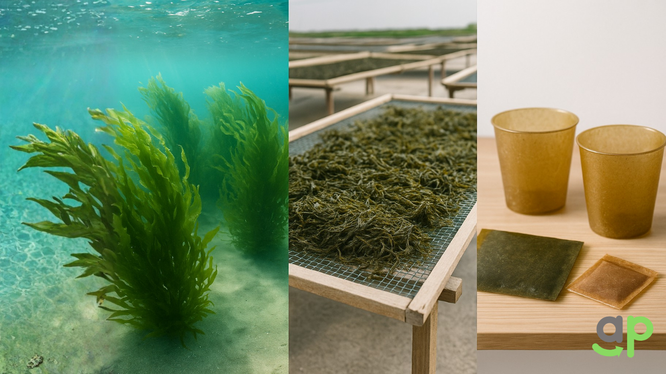 Sustainable seaweed-based packaging