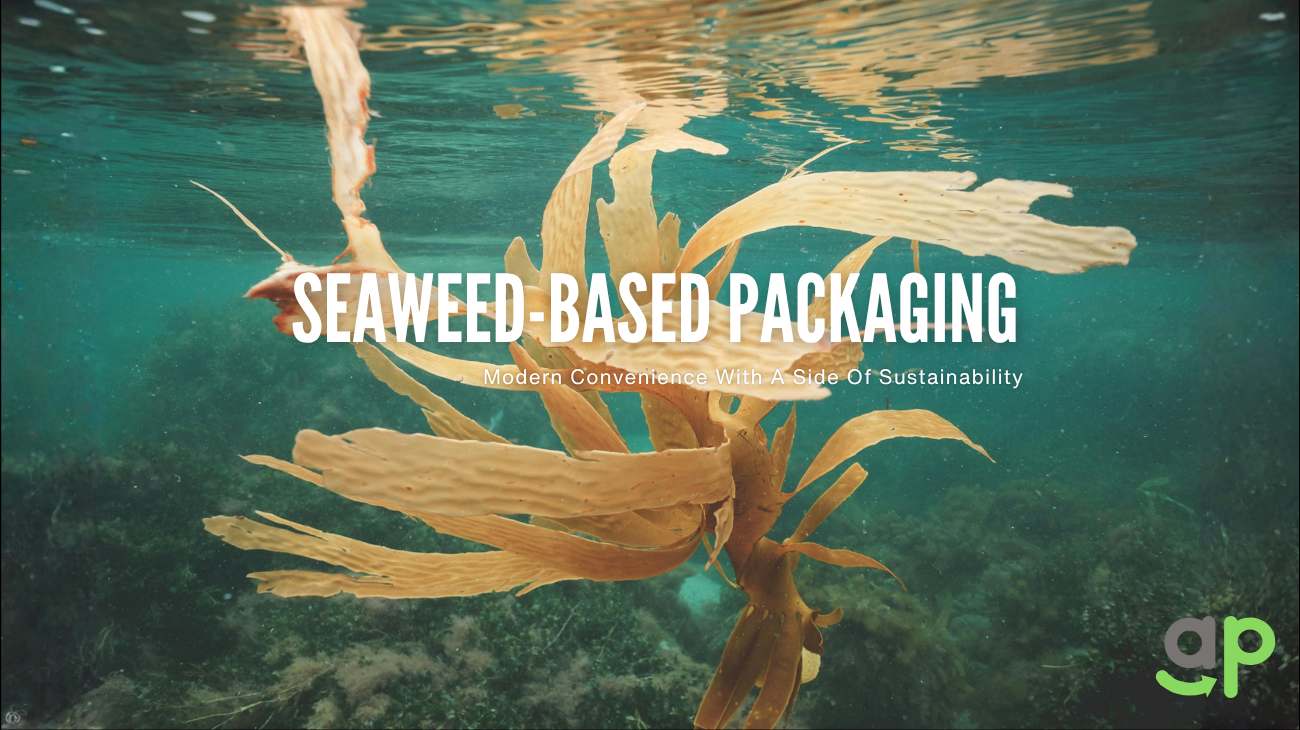 Sustainanle seaweek packaging for greener future